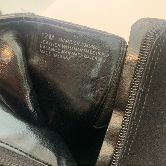 FRANCO SARTO size 12 Warrick wedge suede bootie with zipper and buckle detail - Picture 9 of 16